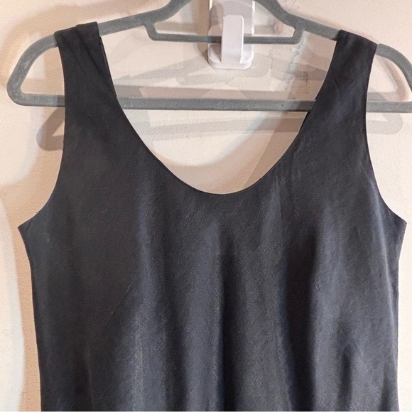 BANANA REPUBLIC Sz 4 100% Linen Shift Dress Lined Fit and Flare Style Scoop Neck - Picture 2 of 6